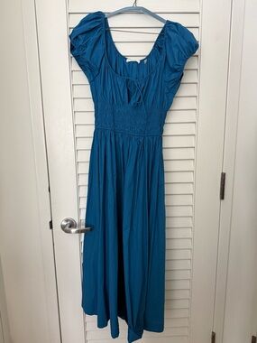 Doen Quinn Dress, soft cobalt, sz medium